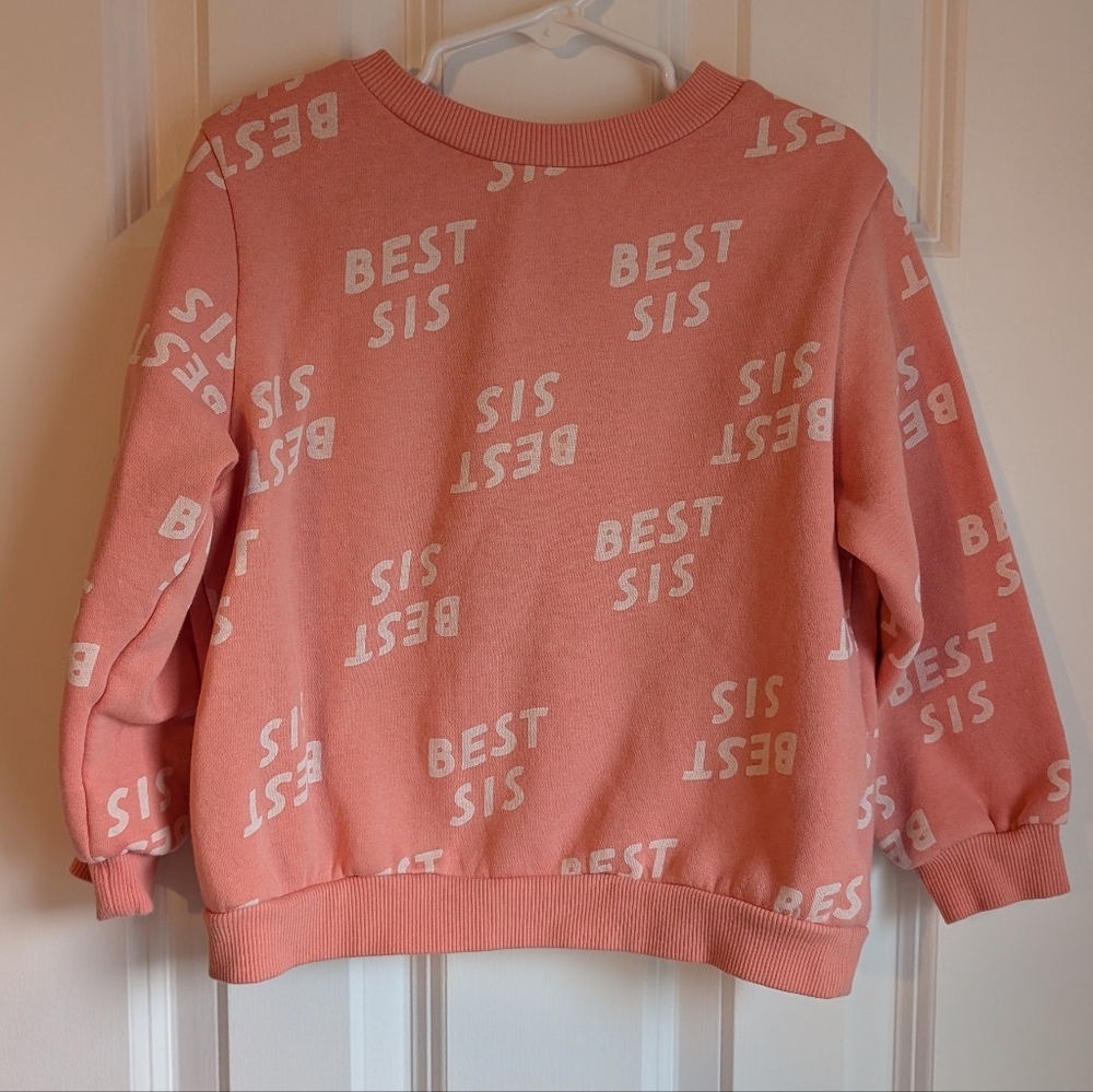 H&M Best Sis Sister Sweatshirt Size 5T / 6